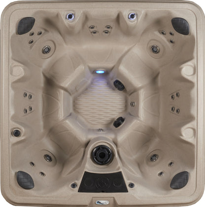 Aqualife by Strong Spas Palm Beach 6 Person 69-Port Non-Lounger Spa, 30 Jets, Cobblestone