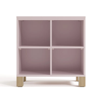 Storkcraft California Cube Organizer Children's Bookcase, Blush with Driftwood