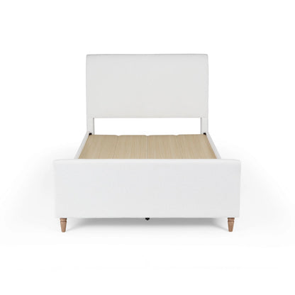 My Texas House Flynn Boucle Platform Bed, Queen, Cream