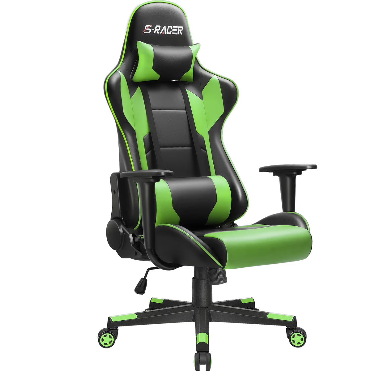 Homall Gaming Chair office Chair with Headrest & Lumbar Support, Pink