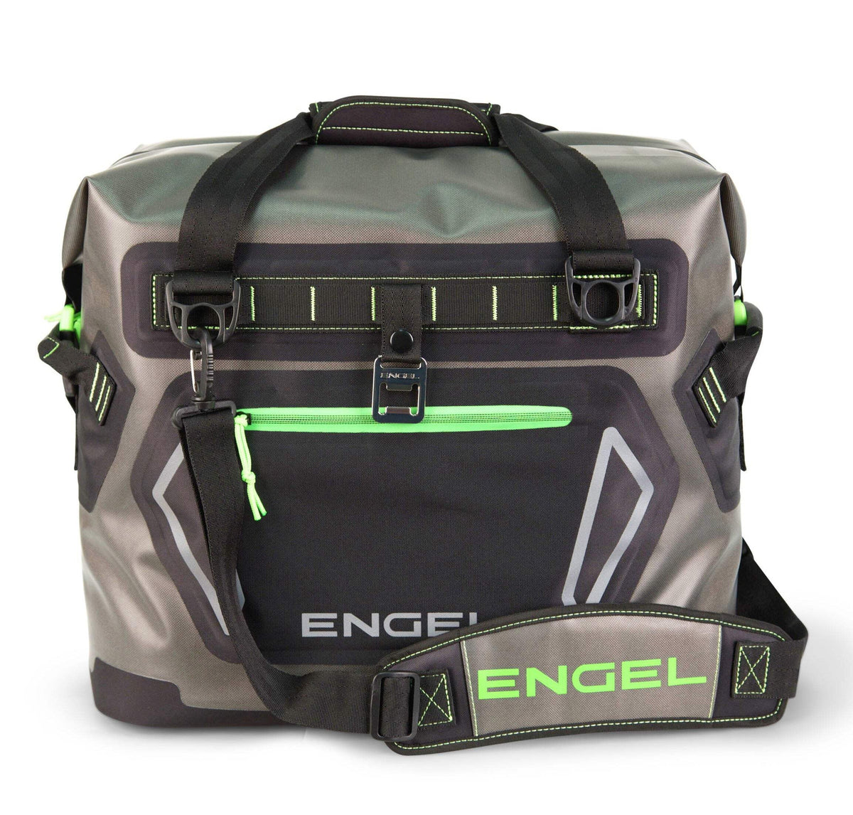 ENGEL Soft Sided Cooler HD20 - 22 Qt, 24 Cans, Dark Gray/Orange