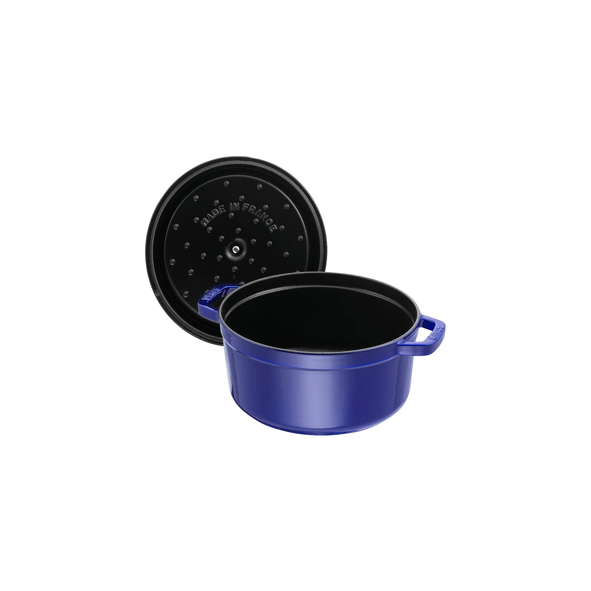 Staub Cast Iron 5.5-qt Round Cocotte - Cherry