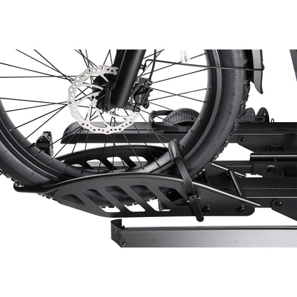 Young Electric Ebike Rack, 200lb Capacity, Alloy Steel Hitch Mount, Fits 5-Inch Fat Tire Bikes, 2-Inch Receiver