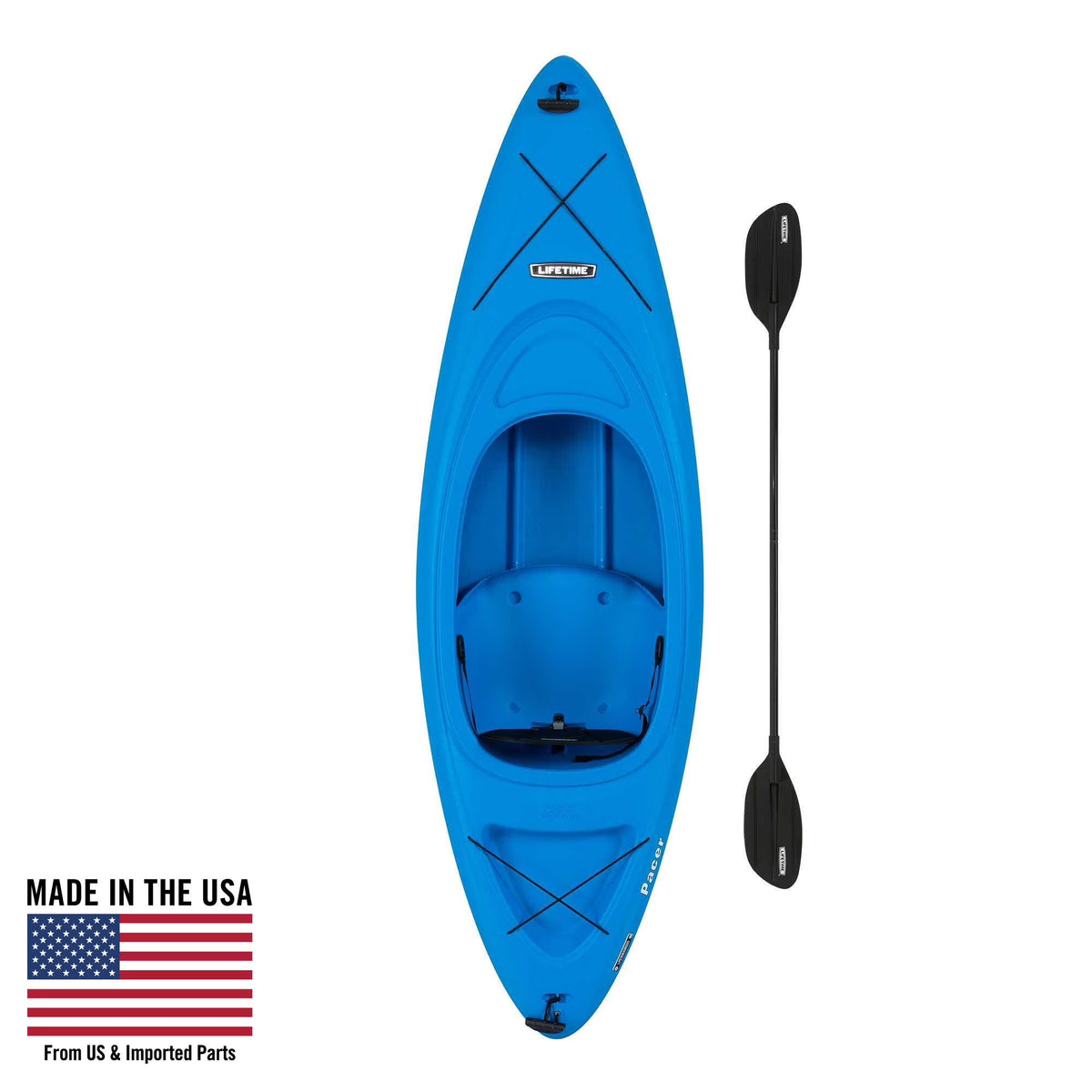 Lifetime Pacer 8 ft. Sit-Inside Kayak, Green (91032)