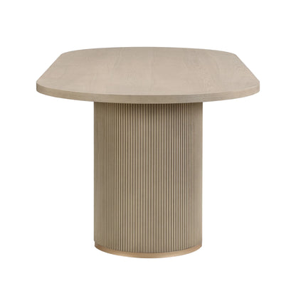 Christopher Knight Home Minimalist 88�� Oval Dining Table for 4-6, Espresso