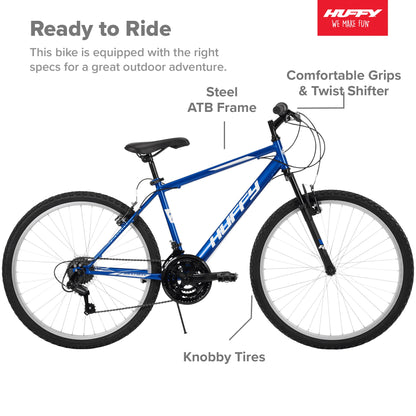 Huffy 26-inch Rock Creek Men's Mountain Bike, Blue