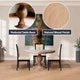 Mango Wood Round Dining Table - Pedestal Base - Mango Teak Finish - 48"Dia. x 30"H