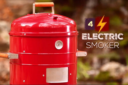 Americana 4-in-1 Electric and Charcoal Water Smoker