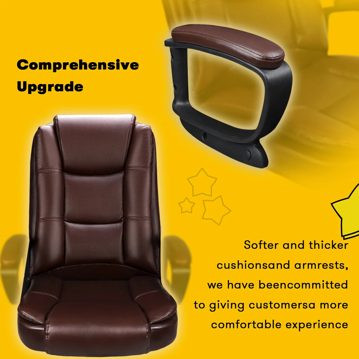 Bossin Big and Tall Home Office Computer chair for Adults, High Back Desk Chair for Heavy Duty 400 LBS