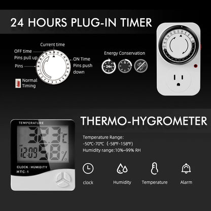2025 Spider Farmer 2��x2�� Smart Complete Grow Tent KitحSF1000 301H EVO Full Spectrum LED Grow Lightح4�� Ventilation System with Speed ح Controller With RJ12 portح6�� Clip on fan