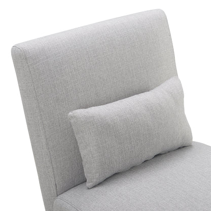 Serta Palisades Slipper Chair Pebble Gray