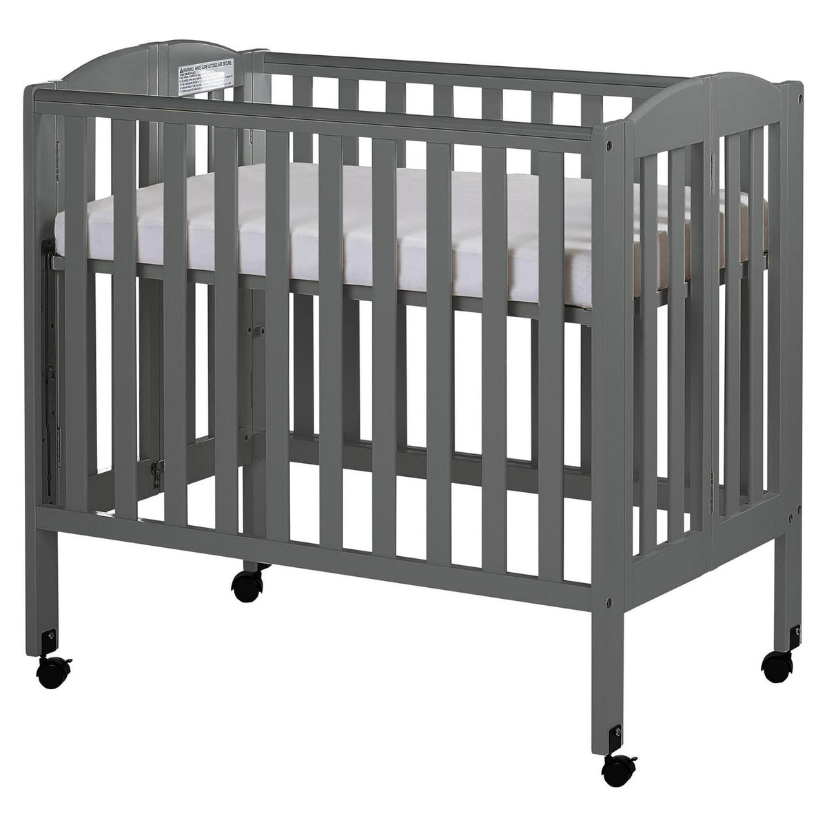 Dream On Me 3-in-1 Portable Crib Gray