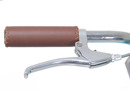 Kent Bicycles 700C Providence Adult Female Cruiser Bike, Light Blue and Brown