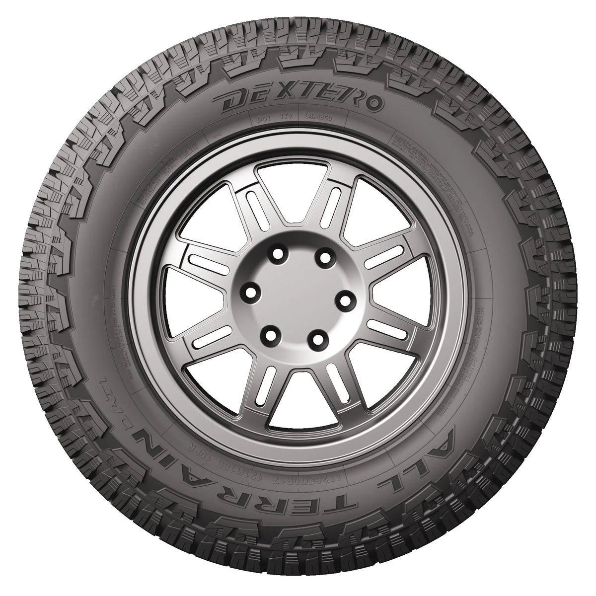 Dextero All Terrain DAT1 P265/70R17 113T Fits: 2014-18 Chevrolet Silverado 1500 WT, 2010-20 GMC Sierra 1500 SLE