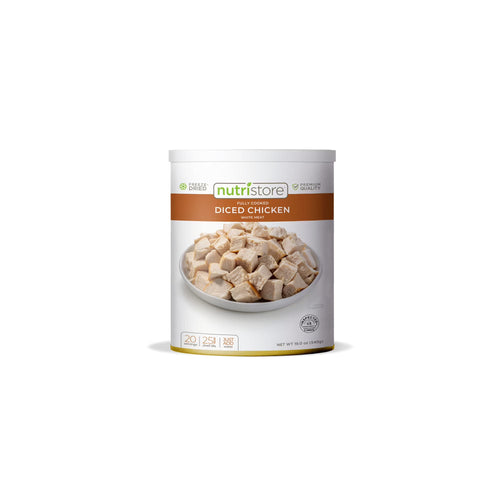 Nutristore Freeze Dried Chicken, Emergency Survival Bulk Food Storage (Pack of 10)