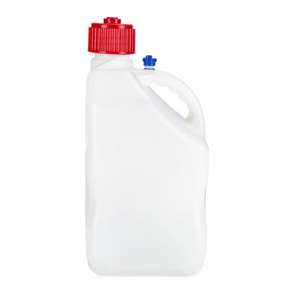 VP Racing 35221-CA, 5.5-Gallon Square Motorsport Jug Patriotic (3 Pack), w/Utility Jug Battery Powered Fuel Transfer Pump (1 Pack)