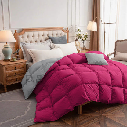 Ayanshi Hotel Bedding Comforter Twin Size, Duvet Insert, Quilted Comforter with Corner Tabs, All Season Lightweight Quilt, Down Alternative Hotel Comforter Twin Size 68X90 Baby Pink