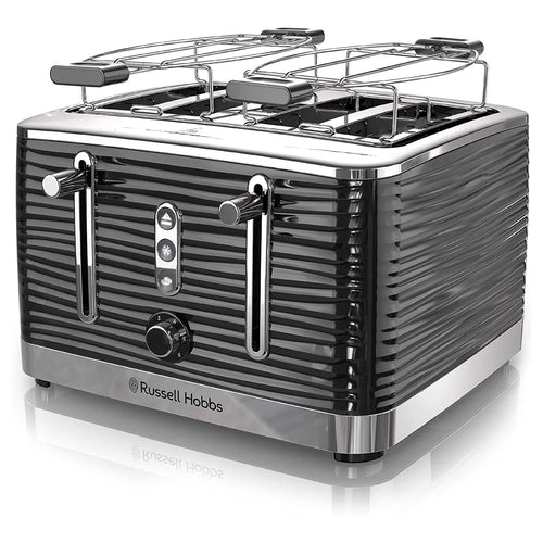 Russell Hobbs  Old School 4 Slice Toaster in Black