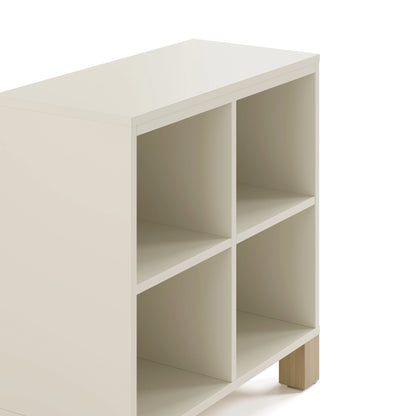 Storkcraft California Cube Organizer Children's Bookcase, Blush with Driftwood