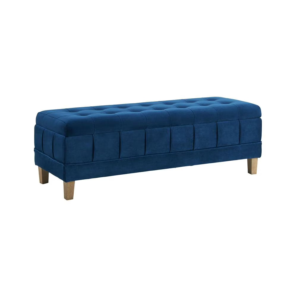 Picket House Furnishings Jude Tufted Storage Ottoman