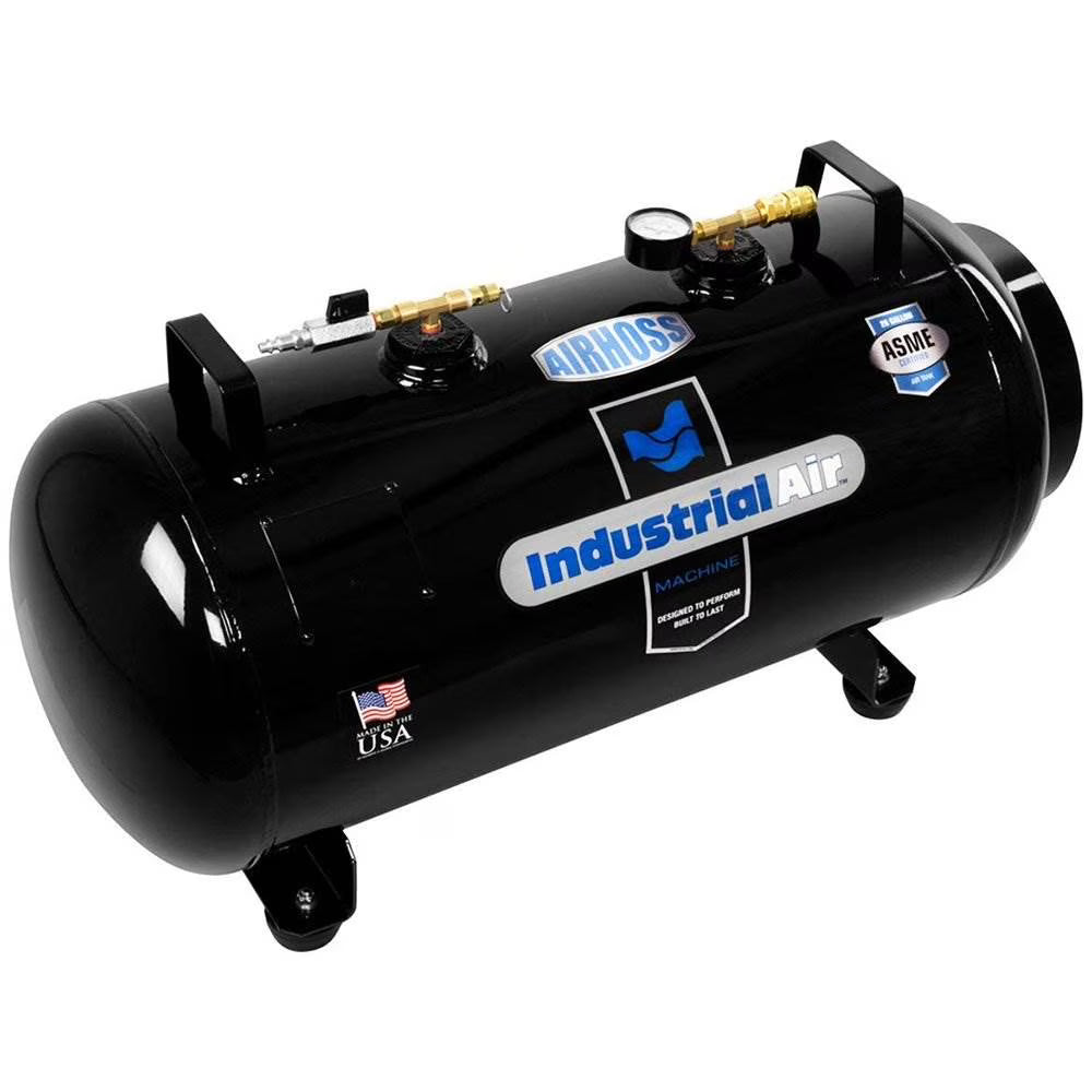 Industrial Air AirHoss 20 Gallon Small Vertical & Horizontal Auxiliary Air Tank