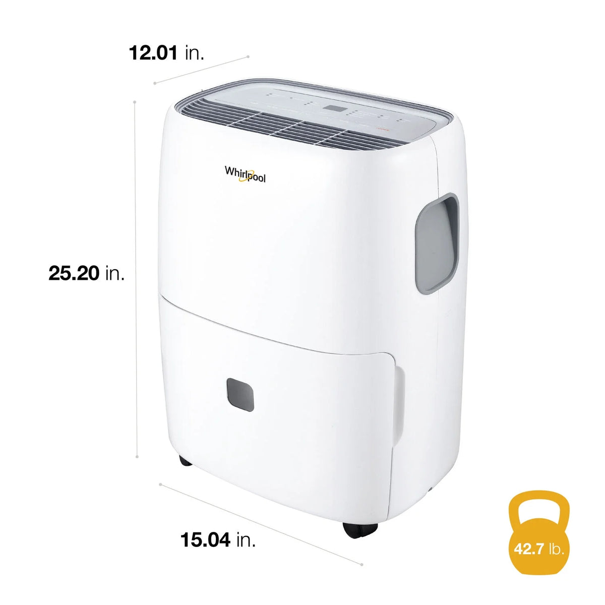 Whirlpool Energy Star 50-Pint 4500 Sq ft Dehumidifier with Pump