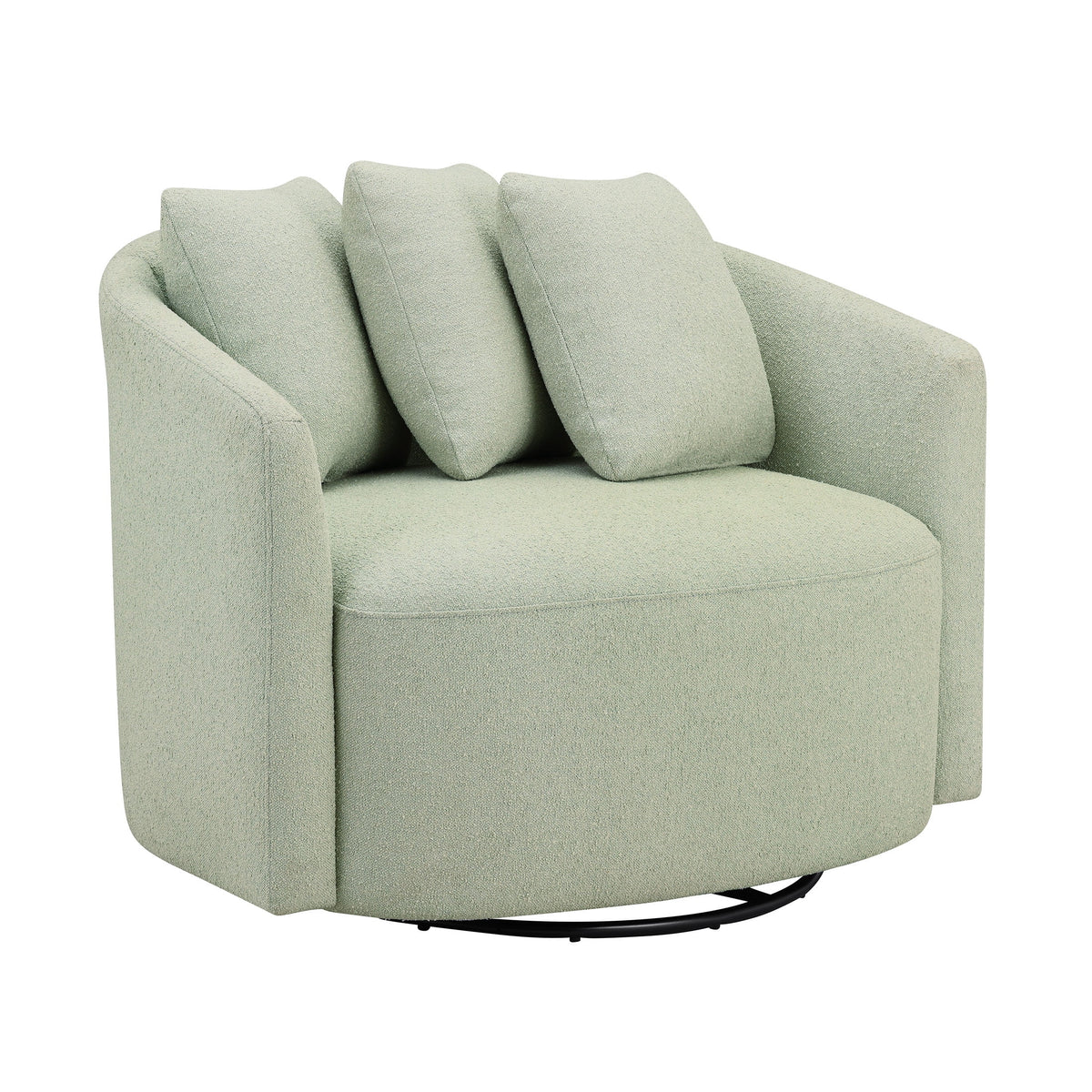 Beautiful Drew Accent Chair by Drew Barrymore, Cream Boucle