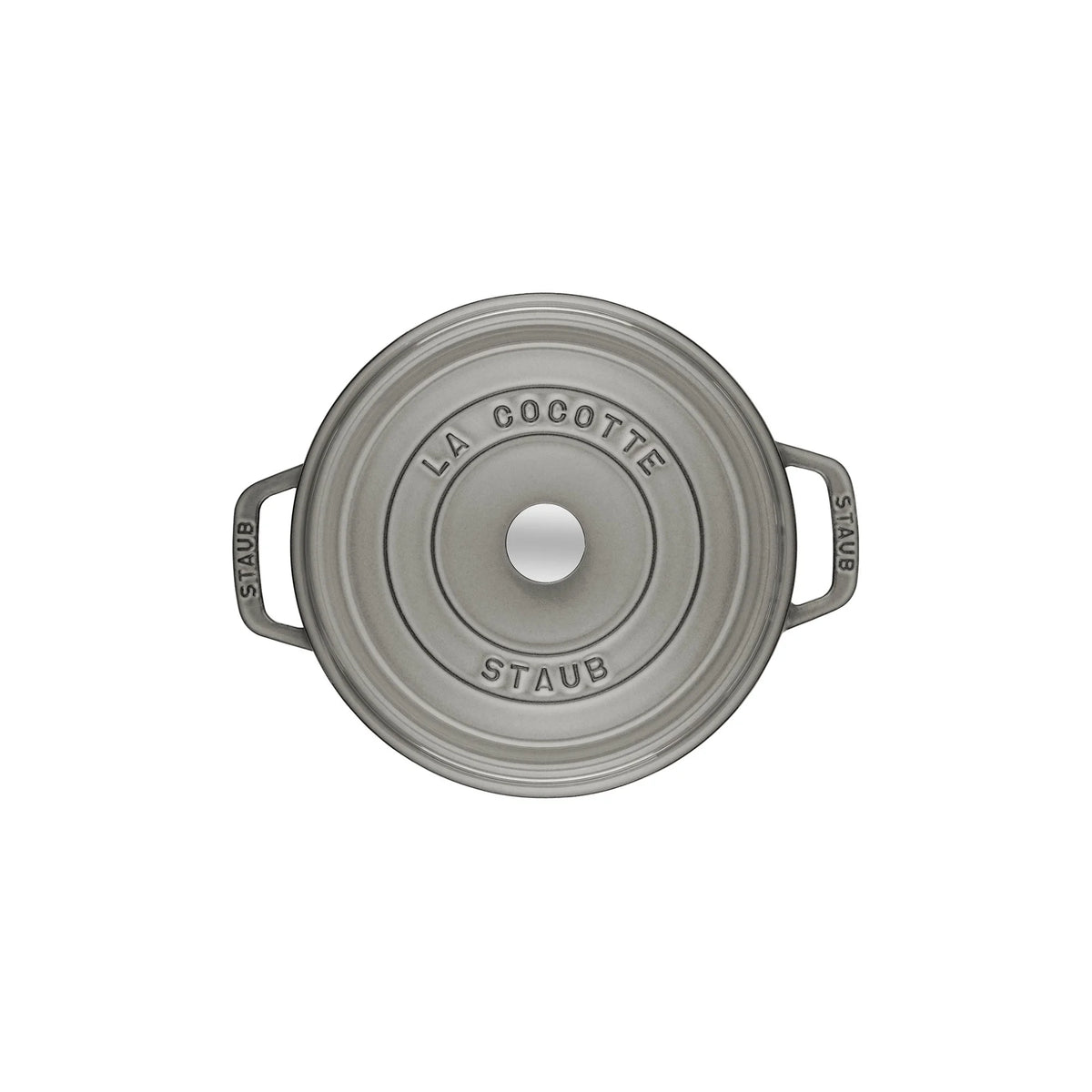 Staub Cast Iron 5.5-qt Round Cocotte - Cherry