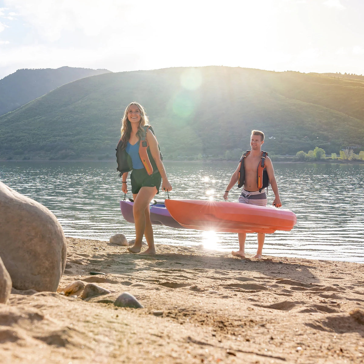 Lifetime Daylite 8 ft Sit-on-Top Kayak, Red (90775)