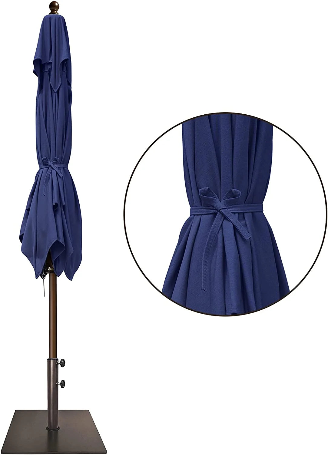 EliteShade Sunumbrella 6x6Ft Square Market Umbrella with Ventilation