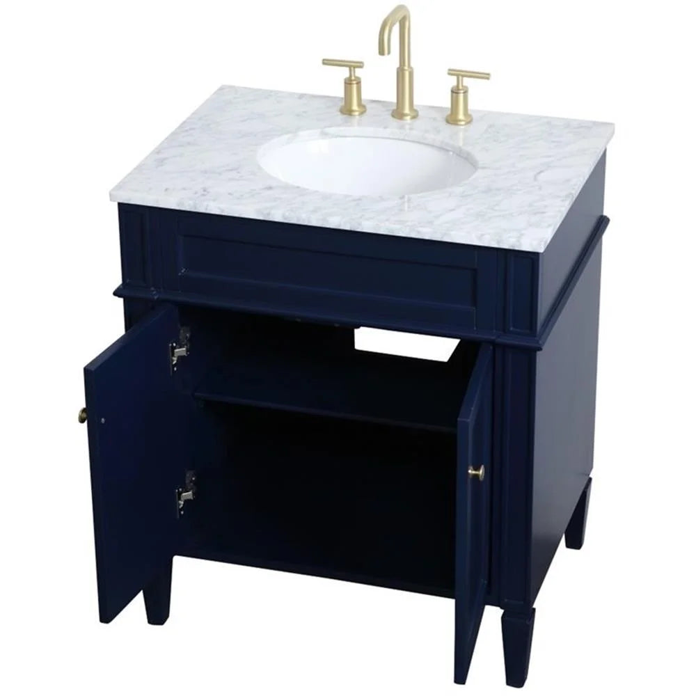 Elegant Kitchen and Bath 30 inch Single bathroom vanity in Grey