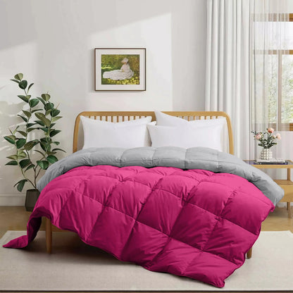 Bedding Comforter Cal King Size, Duvet Insert, Quilted Comforter with Corner Tabs, All Season Lightweight Quilt, Down Alternative Hotel Comforter Cal King Size 96X102 Baby Pink