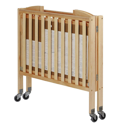 Dream On Me Birch 3-in-1 Folding Portable Mini Crib. Natural