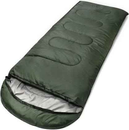 10 Pack Bulk Wholesale of Cold Weather Hooded Sleeping Bags for Adults, Kids, Homeless, Camping, Indoors, Outdoors - 10 Count Hooded Sleeping Bags in Black 71"L x 30"W