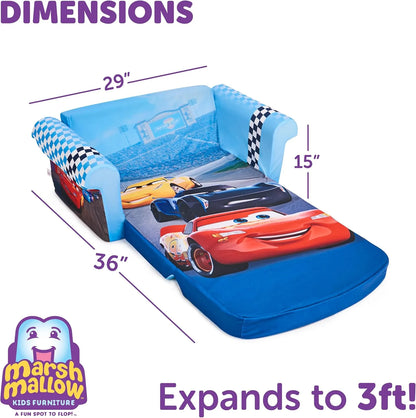 Marshmallow Furniture 2 Pack 2-in-1 Flip Open Foam Sofa Bed, Toy Story 4