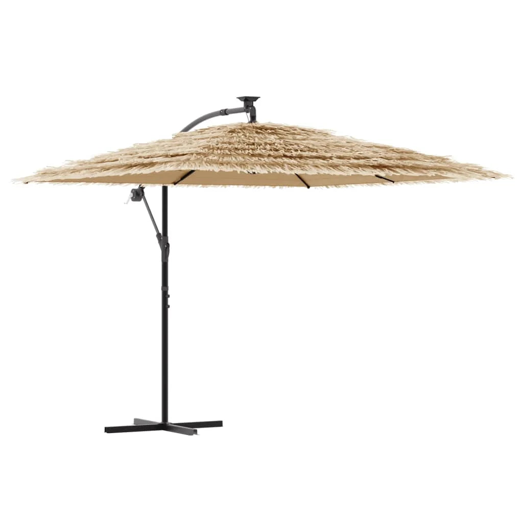 vidaXL Garden Parasol with Steel Pole Umbrella Sunshade Outdoor Patio Beach