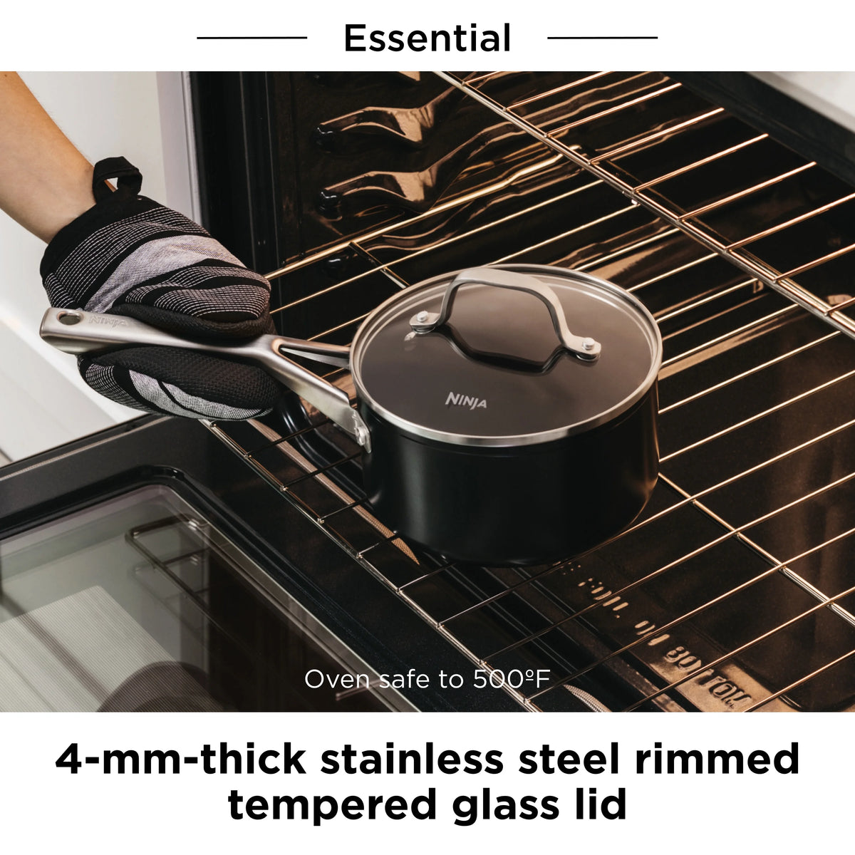 Ninja?? NeverSticka?�� Essential 14-Piece Cookware Set , Aluminium, Guaranteed to Never Stick, C19700
