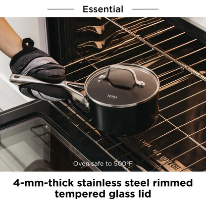 Ninja?? NeverSticka?�� Essential 14-Piece Cookware Set , Aluminium, Guaranteed to Never Stick, C19700