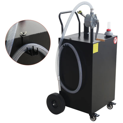 Ladcaser 30/45/50 Gallon Portable Oil Transfer Fluid Diesel Fuel Storage Tanks Gas Caddy Storage Diesel Kerosene Storage Containers for Boat, ATV, Car, Motorcycle
