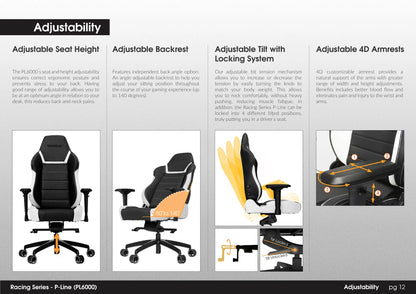 Vertagear Racing Series P-Line PL6000 Gaming Chair Camouflage Edition