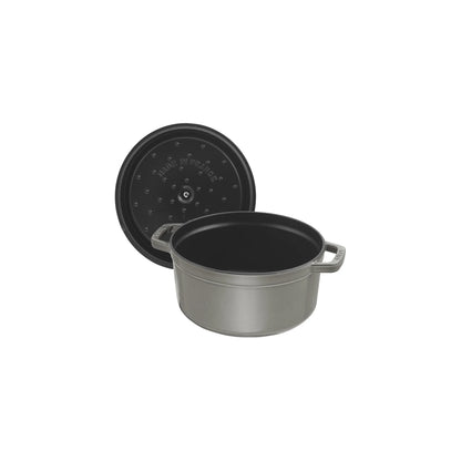 Staub Cast Iron 5.5-qt Round Cocotte - Cherry