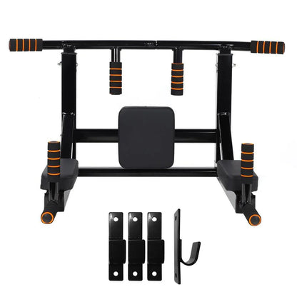 Dual-Use Wall-Mounted Pull-up Bar for Home Gym Strength Training Equipment Chin Up Steel Bar