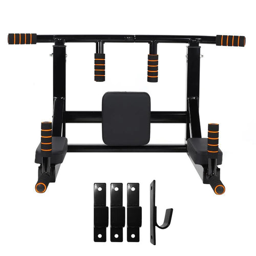 Dual-Use Wall-Mounted Pull-up Bar for Home Gym Strength Training Equipment Chin Up Steel Bar