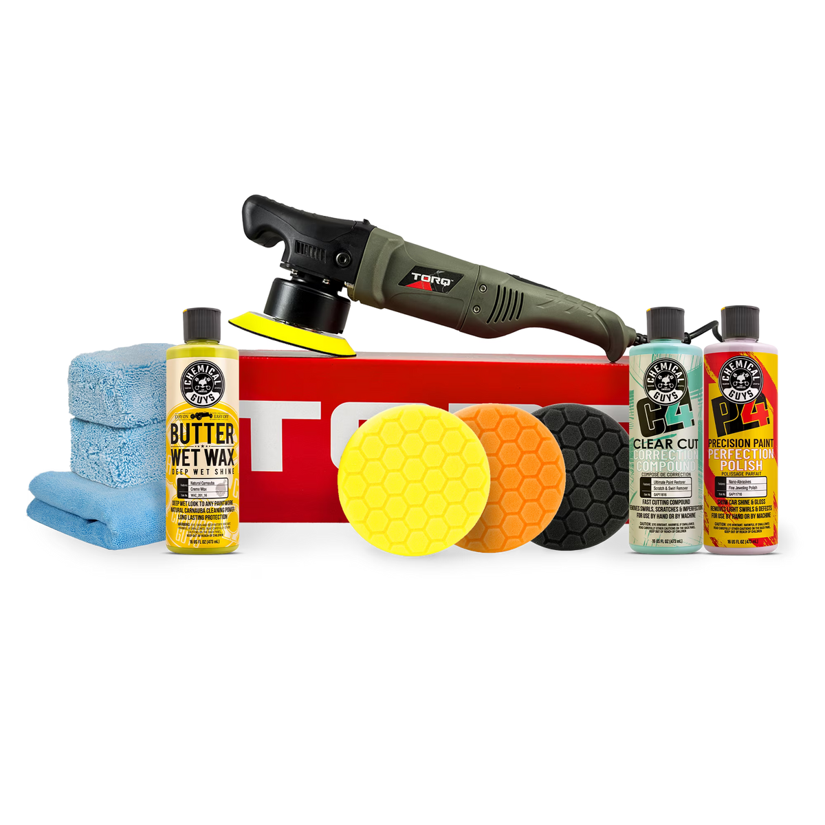 Chemical Guys TORQ Polisher Kit, 10 Piece
