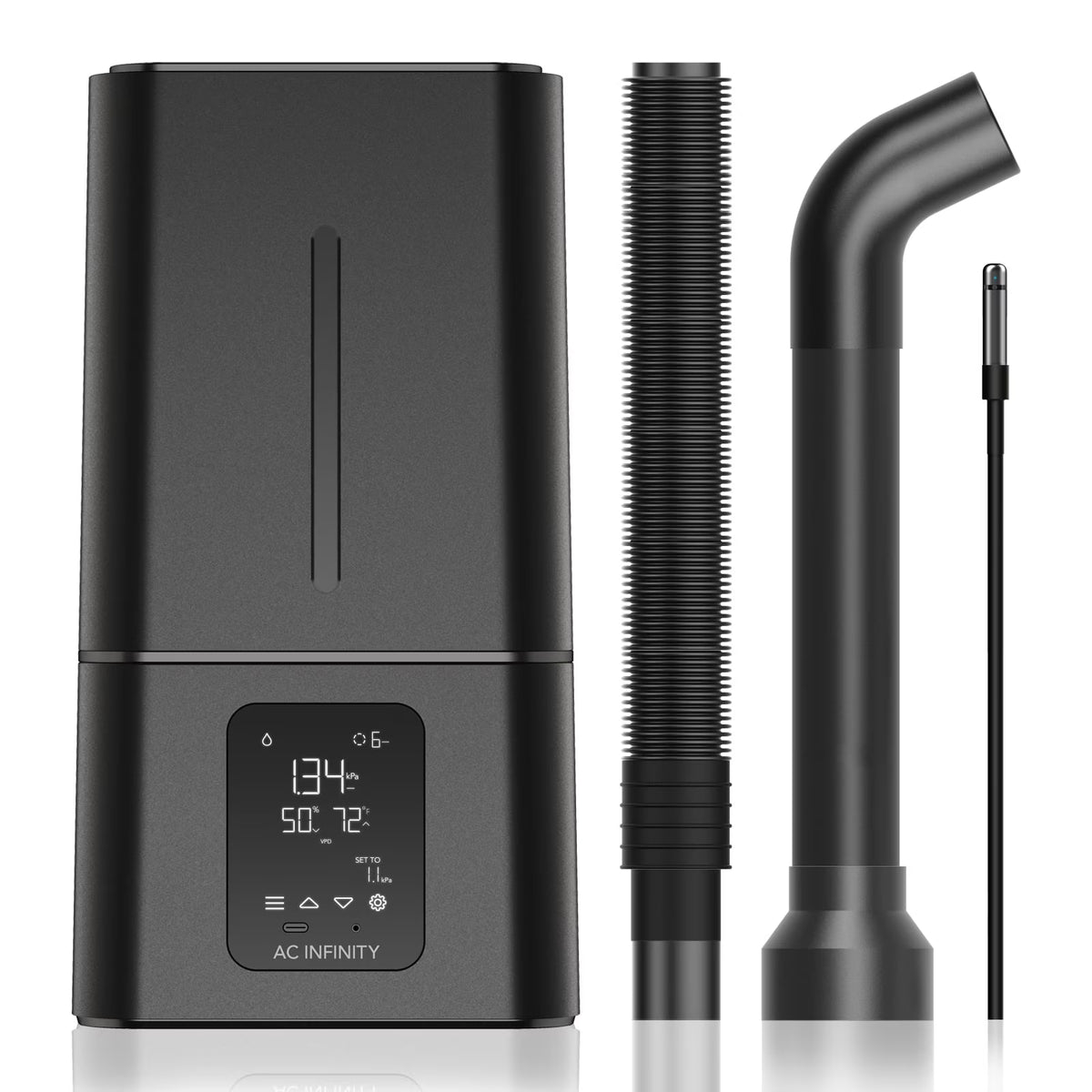 AC Infinity CLOUDFORGE T7, Plant Humidifier 15L with VPD and Humidity Controller, Detachable Piping, Indoor Room Humidifier with Redesigned No-Leak Seal for Grow Tents, Grow Rooms & Greenhouses