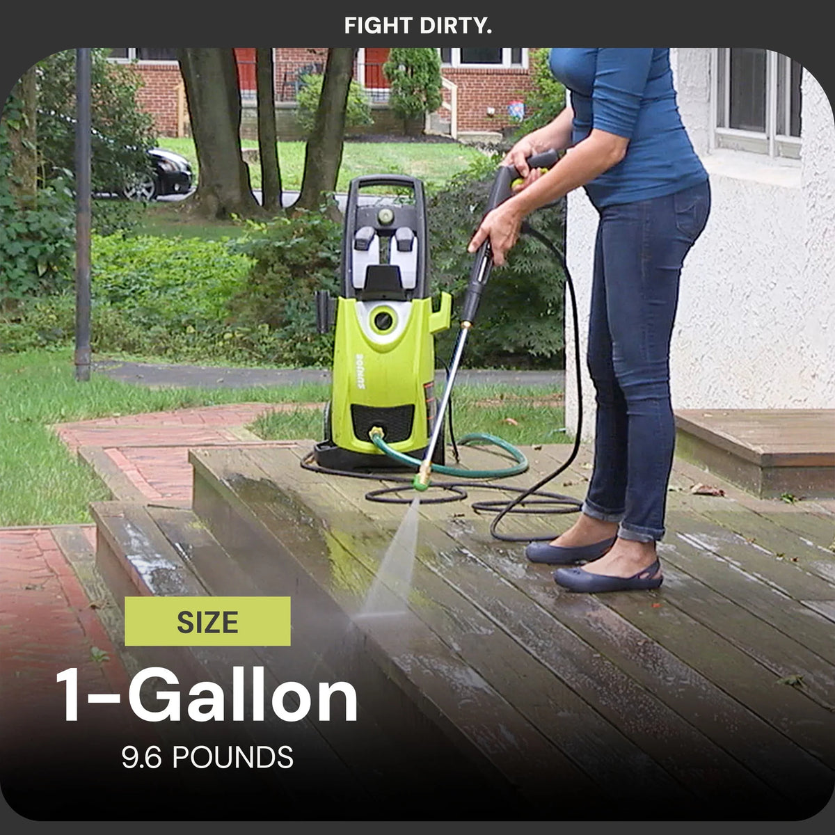 Sun Joe Electric Pressure Washer with Wheels and 3 Pack Pressure Washer Cleaner