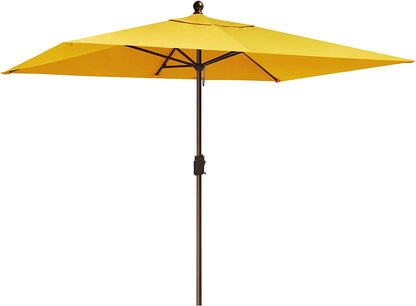 EliteShade Sunumbrella 6x6Ft Square Market Umbrella with Ventilation