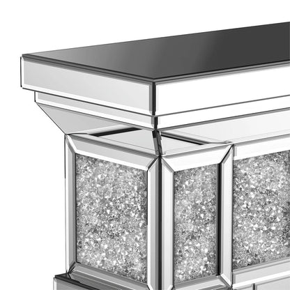 ENENE Mirrored Electric Fireplace 47���� x 40���� 1500W Indoor Fireplace