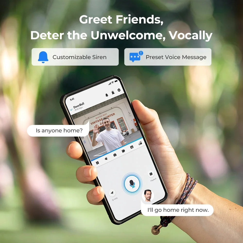 Reolink 5MP Home Doorbell Camera Wired WiFi Video Doorbell Chime, 180�� Motion Human Detection, 2 Way Talk, Local Storage