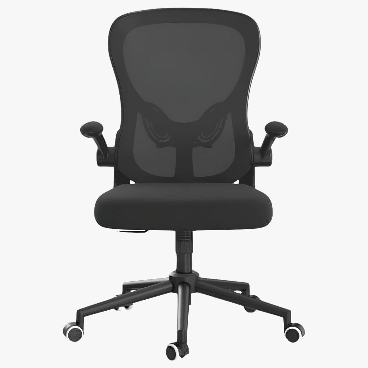 Hbada Office Chair, Ergonomic Desk Chair, Computer Mesh Chair with Lumbar Support and Flip-up Arms, Gray